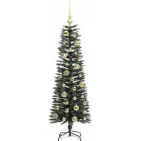 vidaXL Jasper (mit LEDs und goldenen Kugeln)