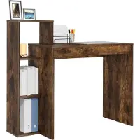 vidaXL Schreibtisch Geräucherte Eiche Holzwerkstoff 100 x 40 x 90 cm