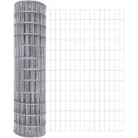 vidaXL Eurozaun 1 x 10 m PVC-beschichtetes Eisen