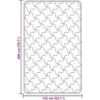 vidaXL Sommerdecke Creme 135 x 200 cm Mikrofaser und Teddy-Fleece
