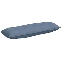 vidaXL Rücken Kissen Blau 140 x 50 cm Cordstoff