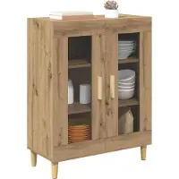 vidaXL Sideboard Artisan-Eiche 69,5 x 34 x 90 cm Holzwerkstoff
