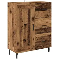 vidaXL Highboard 2 Stk. Altholz 69,5 x 34 x 180 cm Holzwerkstoff