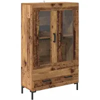vidaXL Highboard Altholz 69,5 x 31 x 115 cm Holzwerkstoff