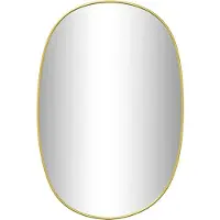 vidaXL Wandspiegel Golden 50x35 cm