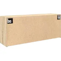 vidaXL Bad-Wandschrank Sonoma-Eiche 100x25x40 cm Holzwerkstoff