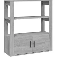vidaXL Sideboard Grau Sonoma 80x30x90 cm Holzwerkstoff
