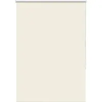 vidaXL Verdunkelungsrollo Cremeweiß 110x150cm Stoffbreite 105,7cm