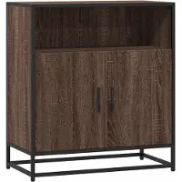 vidaXL Sideboard Braun Eichen-Optik 68x35x76 cm Holzwerkstoff