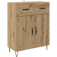 vidaXL Highboard Artisan-Eiche 69,5 x 34 x 90 cm Holzwerkstoff