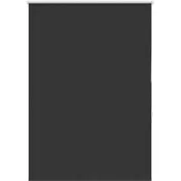 vidaXL Verdunkelungsrollo Schwarz 90x130 cm Stoffbreite 85,7 cm