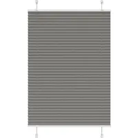 vidaXL Plissee Anthrazit 85x150 cm Stoffbreite 84,4 cm Polyester