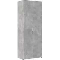 vidaXL Hochschrank Betongrau 70x42,5x225 cm Holzwerkstoff