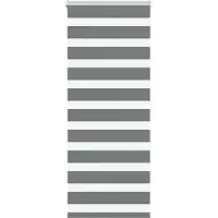vidaXL Doppelrollo Dunkelgrau 60x150 cm Stoffbreite 55,9 cm Polyester