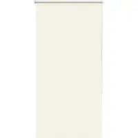 vidaXL Verdunkelungsrollo Cremeweiß 75x150cm Stoffbreite 70,7 cm