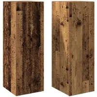 vidaXL TV-Schränke 2 Stk. Altholz-Optik 30,5x30x90 cm Holzwerkstoff