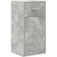 vidaXL Sideboard mit Schubladen Beton Grau 38 x 34 x 75 cm