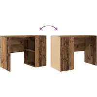 vidaXL Schreibtisch Altholz Holzwerkstoff 102 x 50 x 75 cm