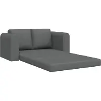vidaXL Schlafsofa Dunkelgrau 148 x 71 x 83 cm Stoff