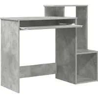 vidaXL Schreibtisch Betongrau 106 x 41 x 88.5 cm Holzwerkstoff