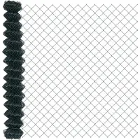 vidaXL Kettenzaun 10 x 1,5 m Stahl Grün