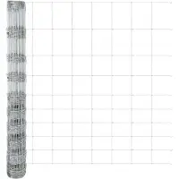 vidaXL Wildzaun Feuerverzinkt 1000 x 120 x 0,18 cm Eisen
