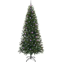 vidaXL Kim (mit LEDs und lilafarbenen Bällen)