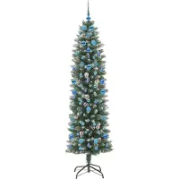 vidaXL Merle (mit LEDs und blauen Bällen)