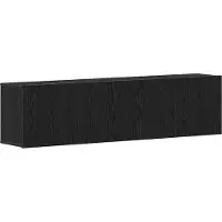 vidaXL TV-Schränke 2 Stk. Schwarze Eiche 160 x 30 x 41 cm Holzwerkstoff