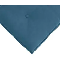 vidaXL Rückenkissen Blau 200 x 50 cm Cordstoff
