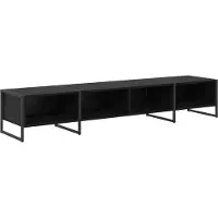 vidaXL TV-Schränk Schwarz Eichen-Optik 170,5 x 36 x 30,5 cm