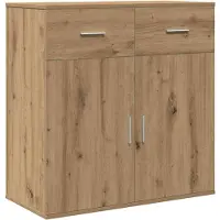 vidaXL Sideboard Artisan-Eiche 78 x 38 x 80 cm Holzwerkstoff