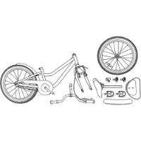 vidaXL Kinderfahrrad 20 Zoll für 6-11 Jahre alt Hellrosa