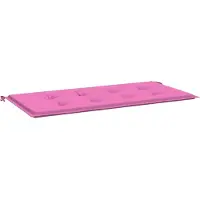 vidaXL Stuhlpolster Uni Rosa 120 x 50 x 3 cm Oxford-Stoff