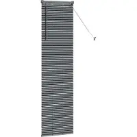 vidaXL Balkenjalousien Dunkelgrau 175 x 45 cm Aluminium