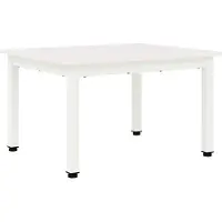 vidaXL Couchtisch Weiß 60 x 50 x 36 cm Massives Kiefernholz
