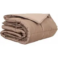 vidaXL Sommerdecke Gold 200 x 200 cm Satin und Mikrofaser