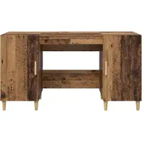 vidaXL Schreibtisch Altholz Holzwerkstoff 140 x 50 x 75 cm