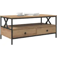 vidaXL Couchtisch Artisan-Eiche 100 x 51 x 45 cm Holzwerkstoff