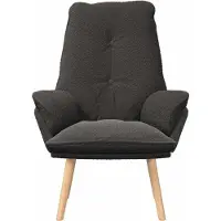 vidaXL Sessel Dunkelgrau 69 x 74 x 93 cm Sherpa-Stoff