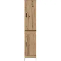 vidaXL Highboard Artisan-Eiche 34,5 x 34 x 180 cm Holzwerkstoff