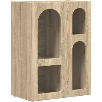 vidaXL Sideboard ELST Sonoma-Eiche 59 x 35 x 80,5 cm Holzwerkstoff