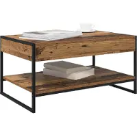 vidaXL Couchtisch Altholz 80 x 50 x 40 cm Holzwerkstoff