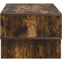 vidaXL Couchtisch Räuchereiche 80 x 46 x 35 cm Holzwerkstoff