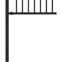 vidaXL Spike-Ringzaun HORST 200 x 130 cm Pulverbeschichteter Stahl
