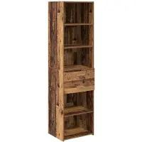 vidaXL Highboard Altholz 50 x 42,5 x 185 cm Holzwerkstoff