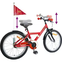 vidaXL Kinderfahrrad 20 Zoll für 6-11 Jahre alt Rot