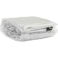vidaXL Pflanzenabdeckung Transparent 5 x 10 m PVC