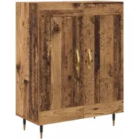 vidaXL Highboard Altholz 69,5 x 34 x 180 cm Holzwerkstoff