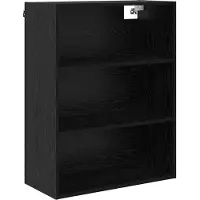 vidaXL Highboard Schwarz Eichen-Optik 69,5 x 32,5 x 180 cm